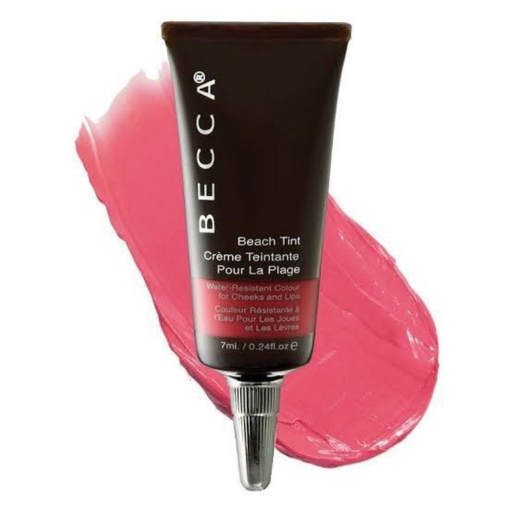 BECCA Beach Tint Grapefruit Pink For Lips And Cheeks New Water Resistant